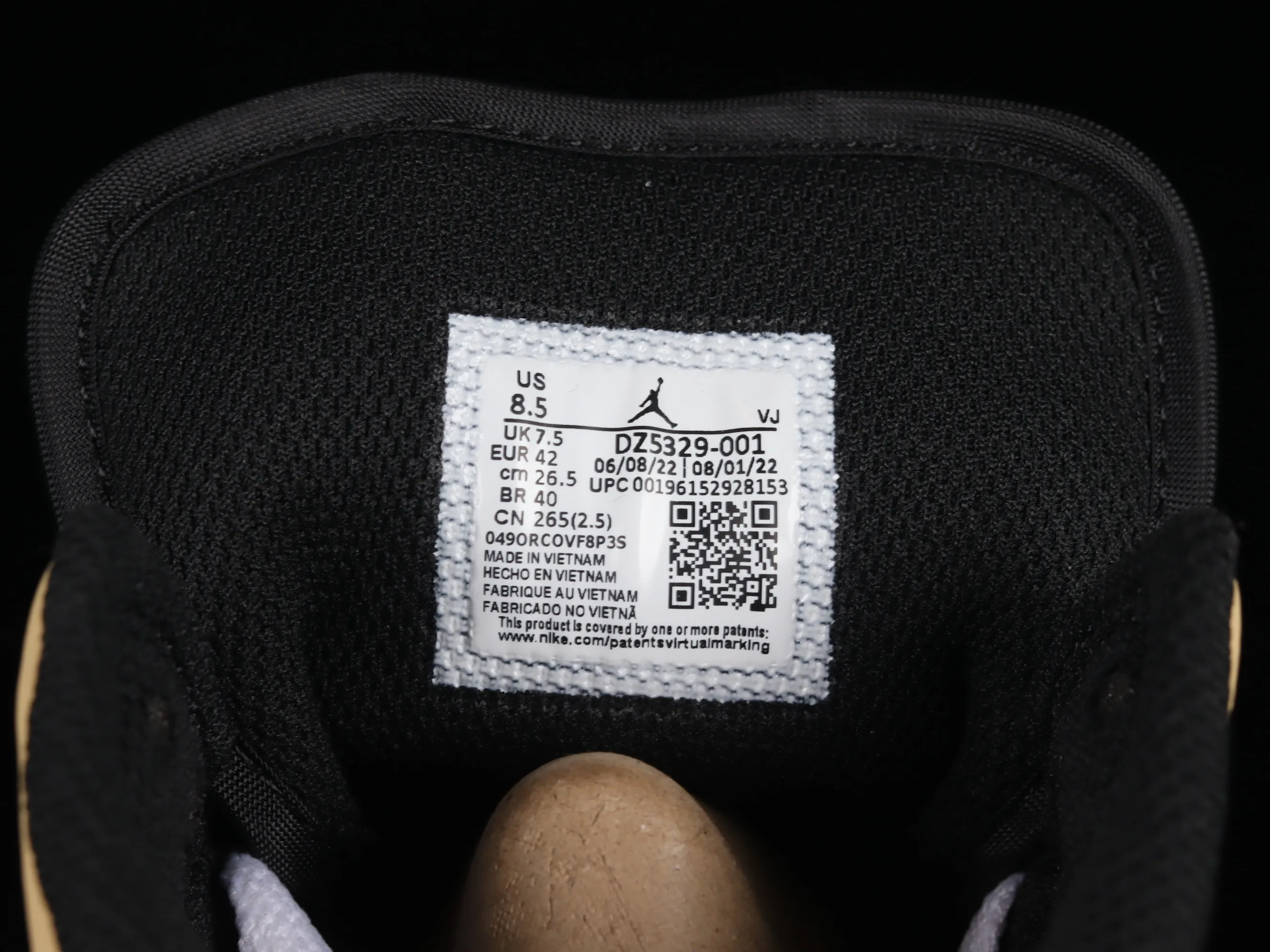 All categories Air Jordan Jordan series basketball shoes Air Jordan 1 Mid G version pure original Air Jordan 1 Mid "Tartan Swoosh" AJ1 Joe 1 plaid skirt black brown red Zhongbang basketball shoes DZ5329-001